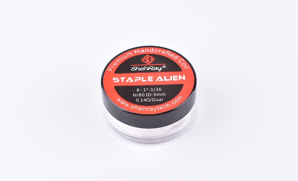 Ni80 0.14ohm  Staple Alien Coil w/ Cotton 