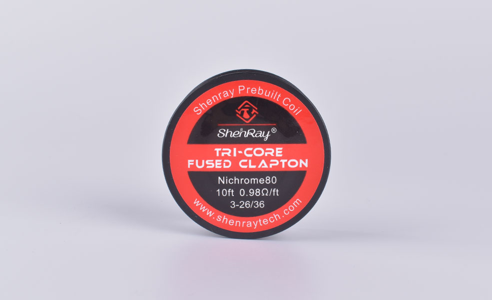 Ni80  0.98ohm Prebuilt Tri-Core Fused Clapton Wire