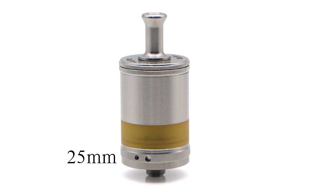 TF GTR 25mm 4.5ML RTA Atomizer - Silver and PEI